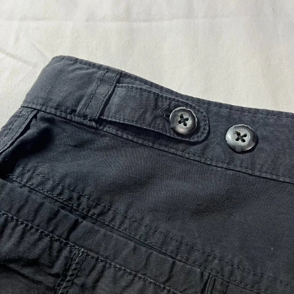 Woolrich | Women's Solid Black Outdoor Cargo Style Elastic Ankle Pants | Size 8 - Picture 7 of 8